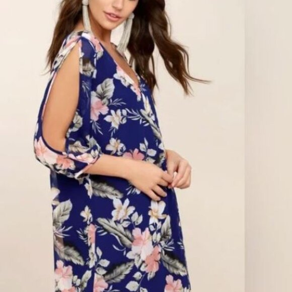 Lulu’s tropical print shift dress - Picture 2 of 8